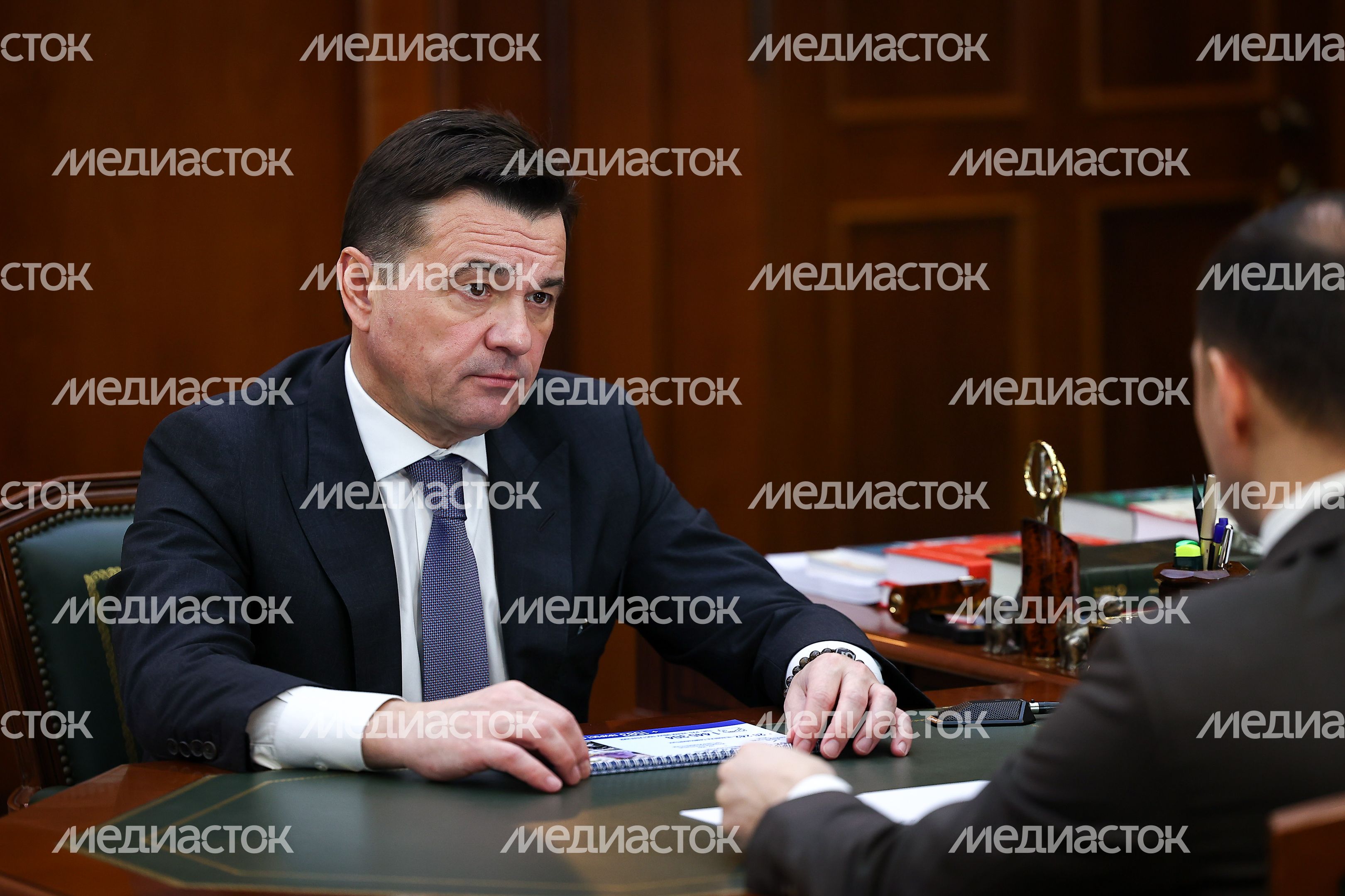 Губернатор провел рабочую встречу с главой Раменского г.о.