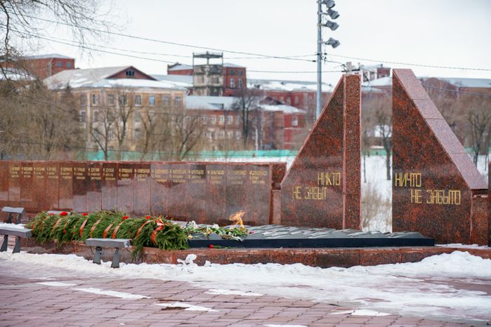 Памятник погибшим в Великой Отечественной войне у Раменского городского парка
