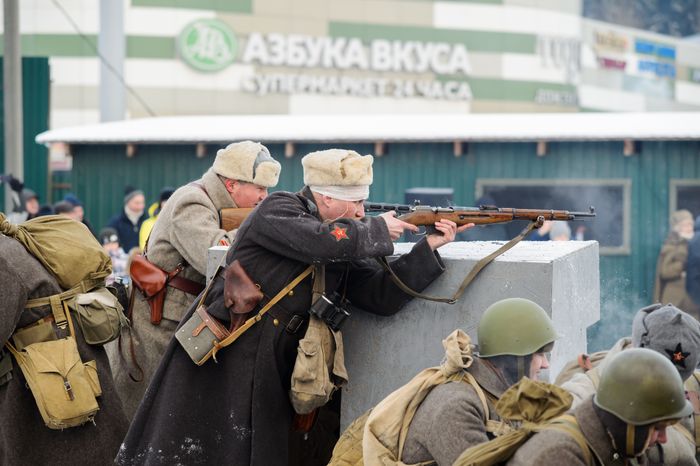 Мытищи. Военно-историческая реконструкция «Разгром немецких войск под Москвой»