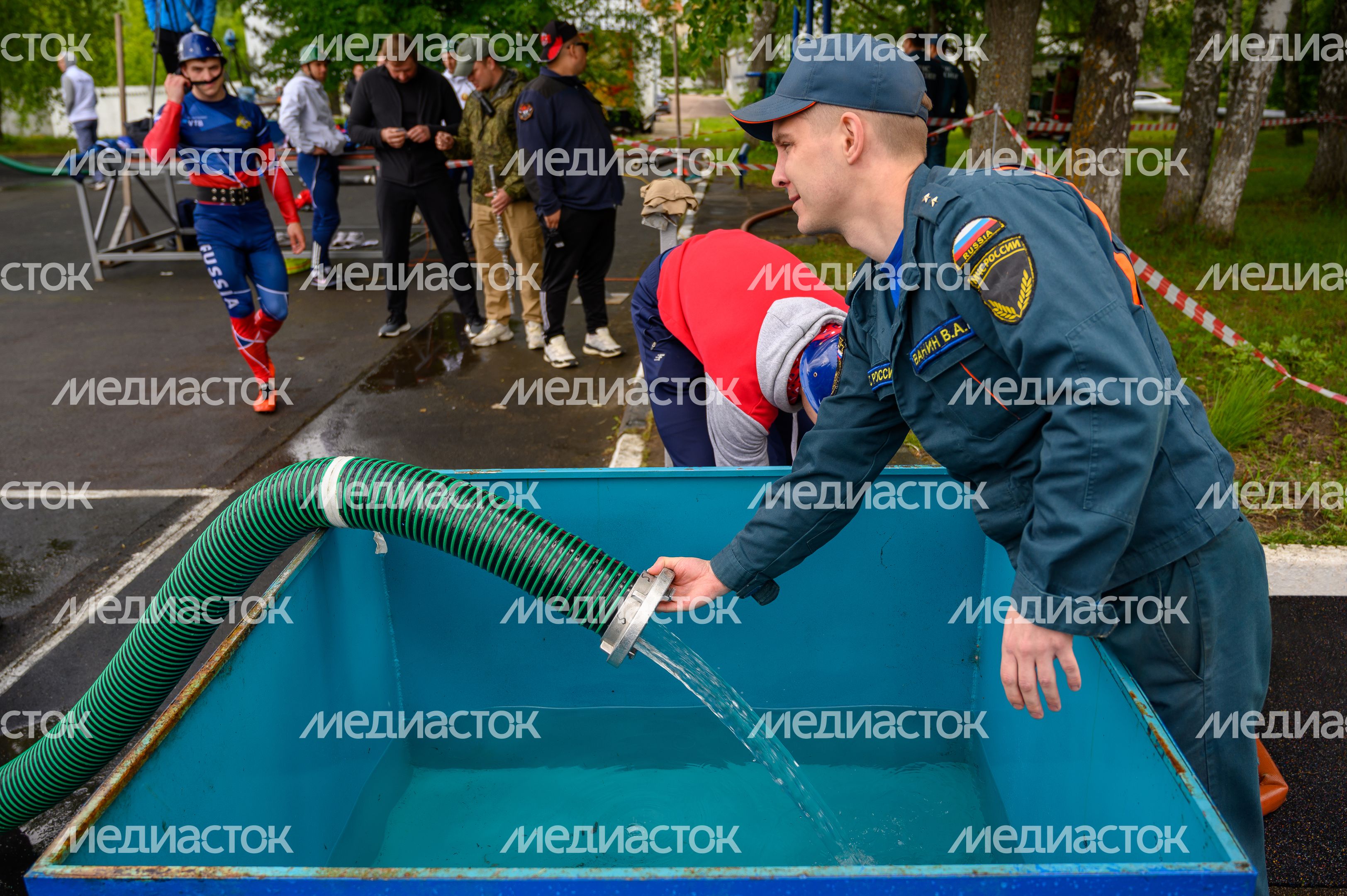 Турнир по пожарно-спасательному спорту в память о тренере В.И. Яблочкине в Подольске