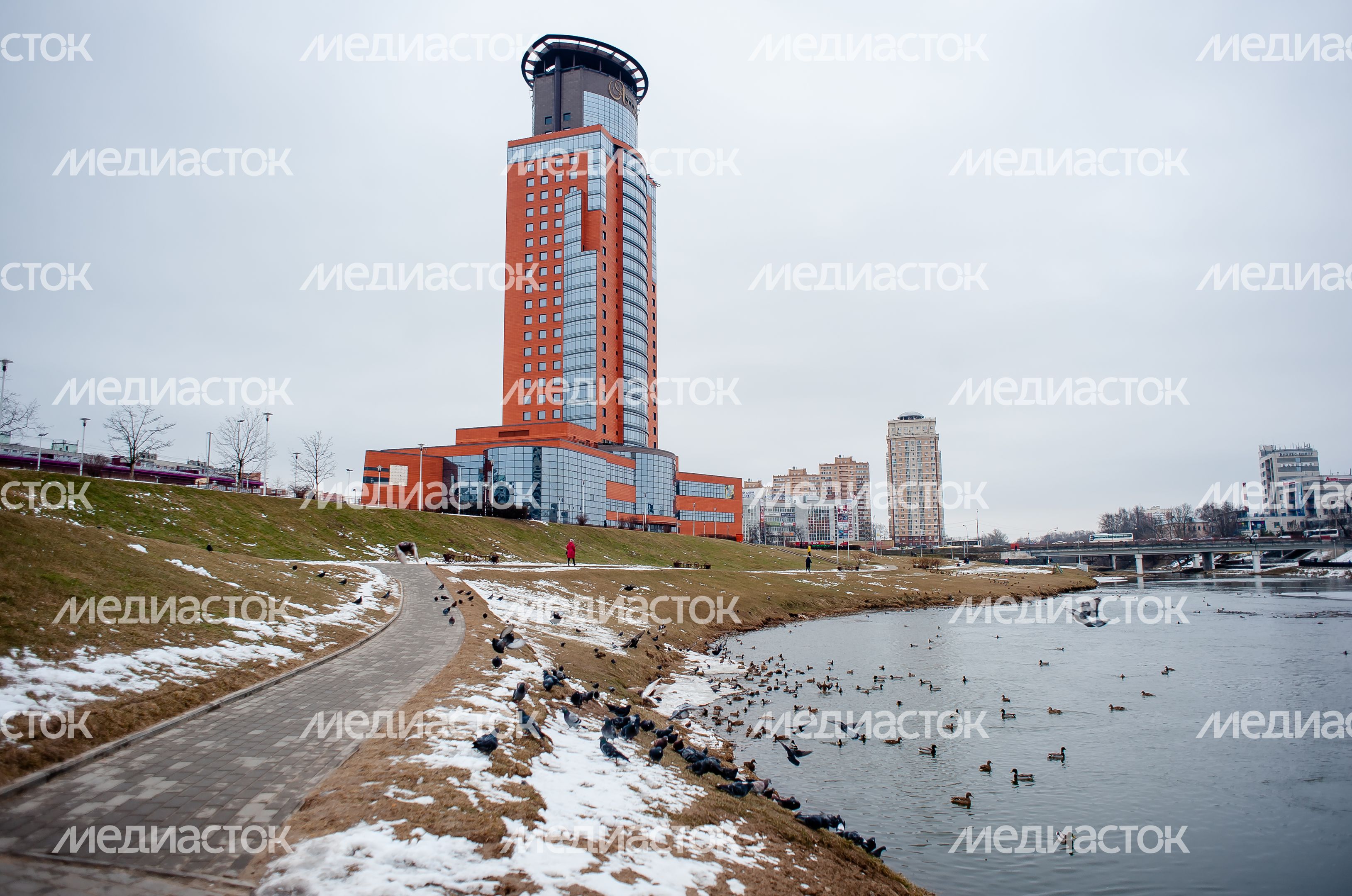 Зимние виды города Щелково