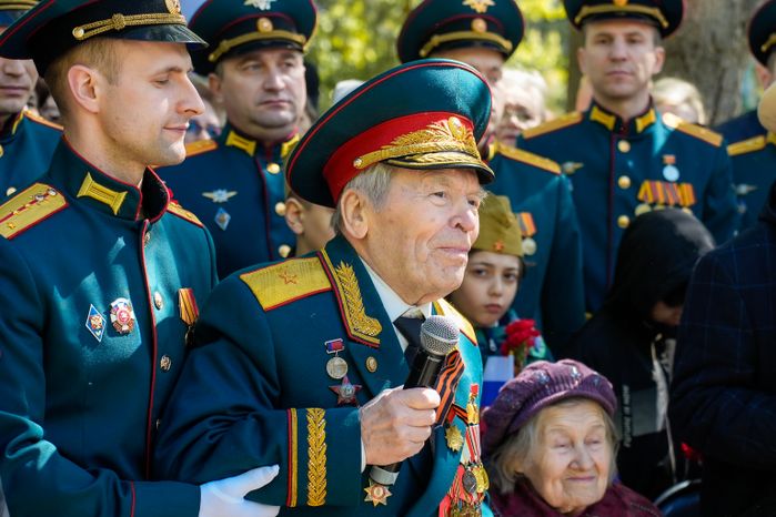 Зажжение Вечного огня в Королеве