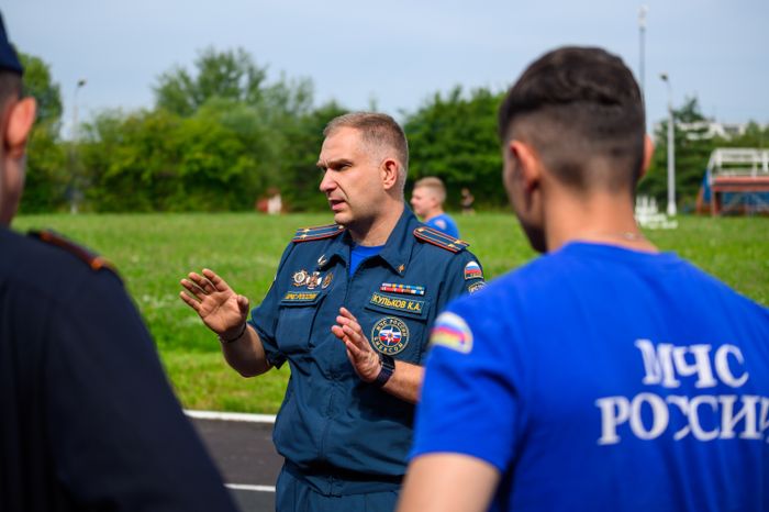 Конкурс профмастерства среди пожарных и начальников караулов МЧС и Мособлпожспаса в Подольске
