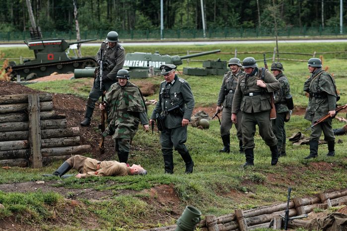 Военно-историческая реконструкция «Первый день войны» у Главного храма ВС РФ в День памяти и скорби
