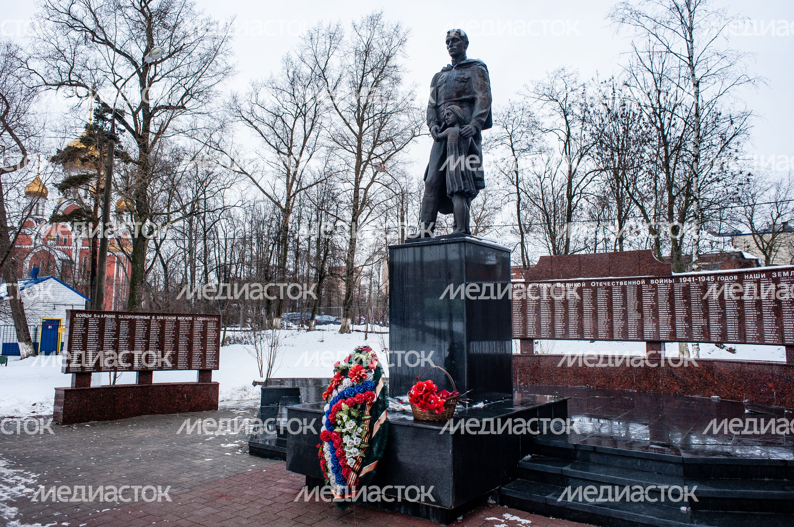 Зимние виды города Одинцово
