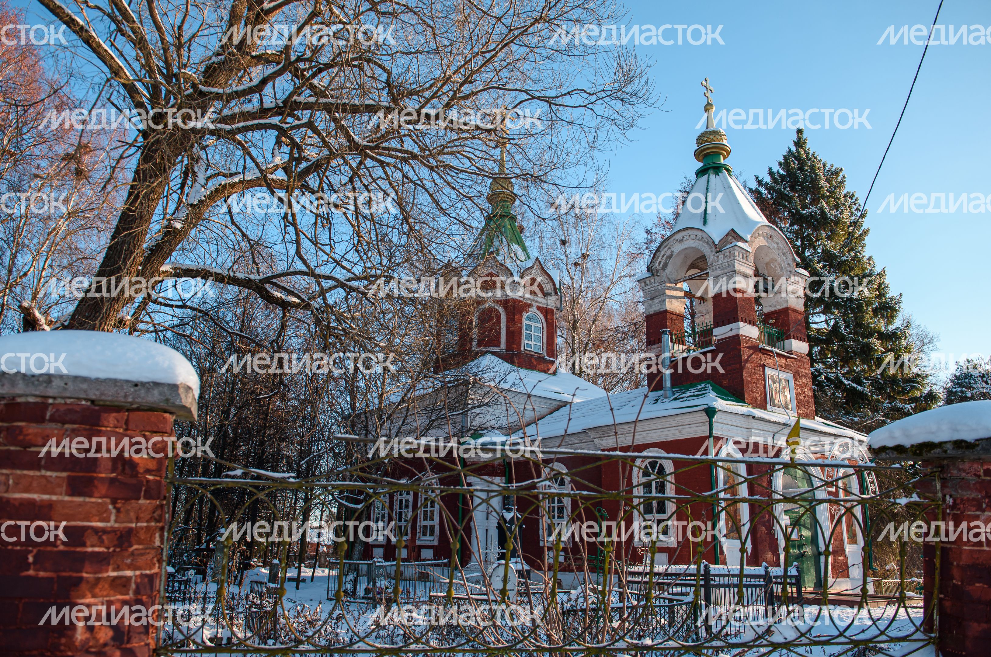 Зимние виды города Калязин