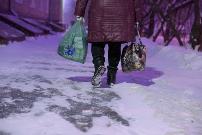 Снегопад в Москве
