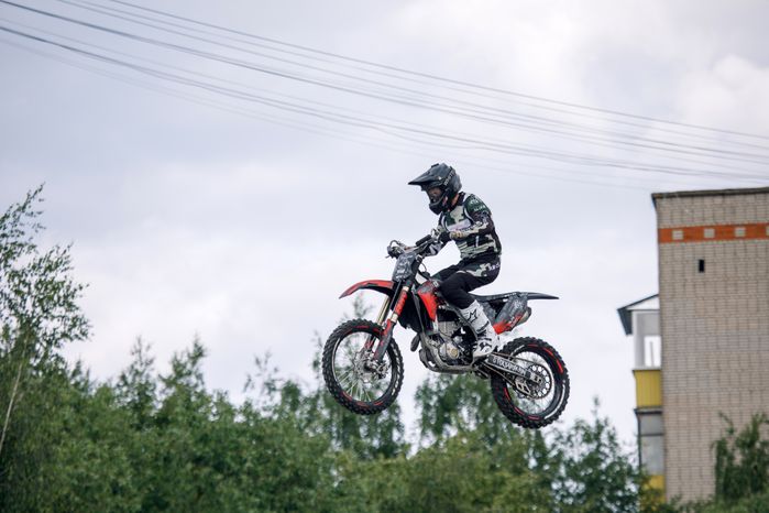 Шоу команды мотофристайла FMX13 в Лобне