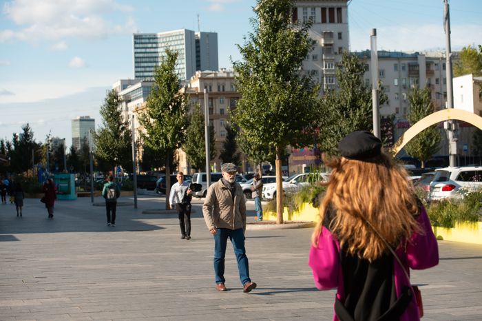 Опрос прохожих на Арбате