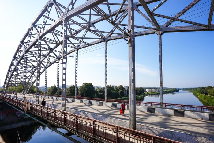 Возведение нового Рогачевского моста в Дмитрове