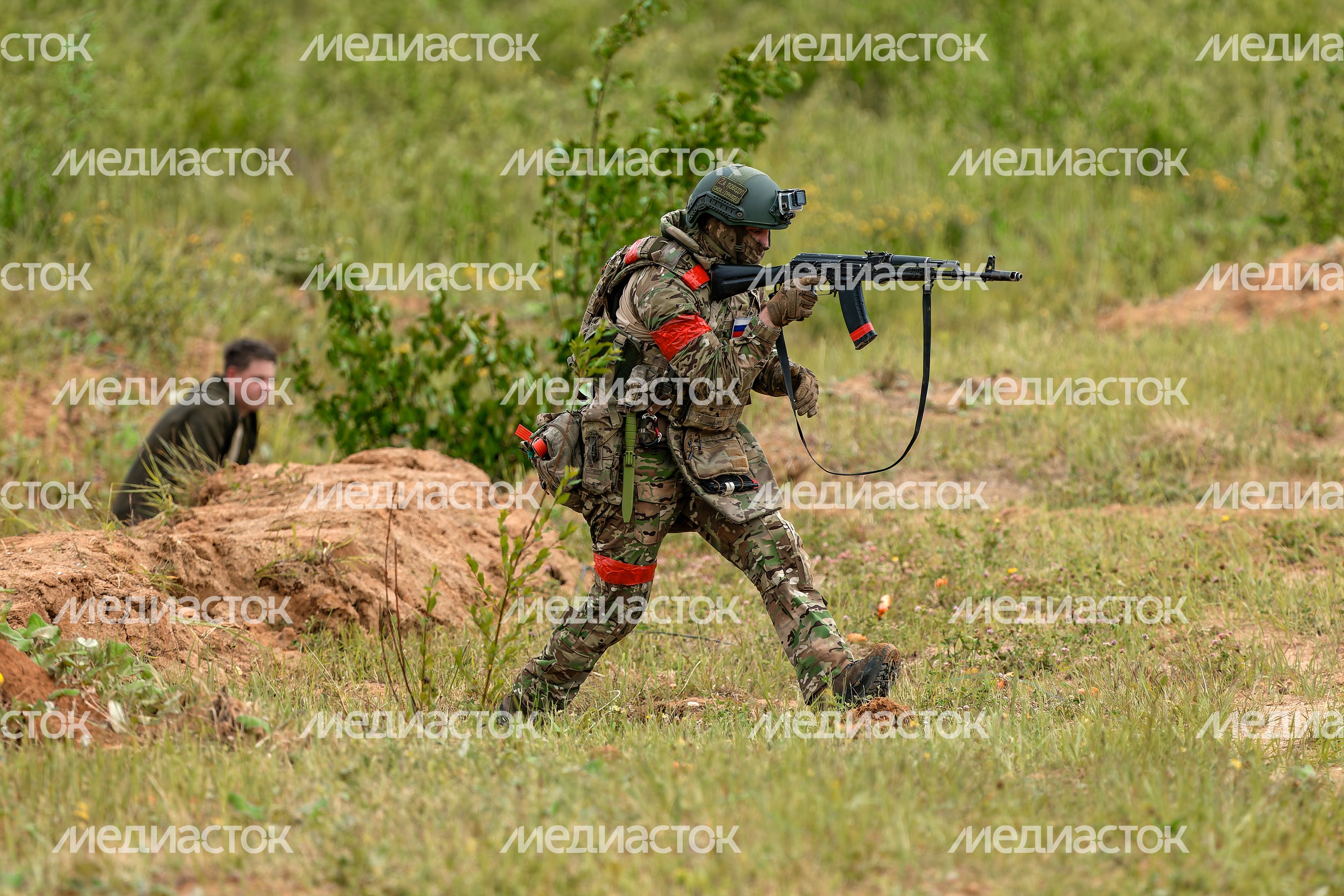 Реконструкция современных боевых действий в парке «Патриот» Одинцовского округа Реконструкция современных боевых действий в парке «Патриот» Одинцовского округа