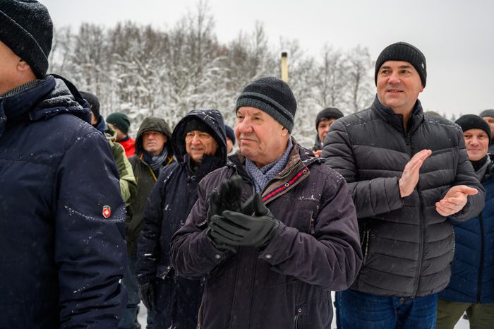 Торжественная встреча космонавтов экипажа МКС-73 Сергея Рыжикова и Алексея Зубрицкого в Звездном городке