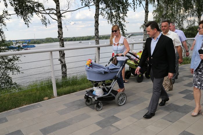 А. Воробьев посетил с рабочим визитом Долгопрудный