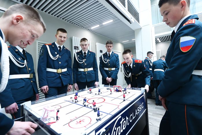 Встреча Губернатора Подмосковья с ребятами из кадетской школы «Корабелы Прионежья»