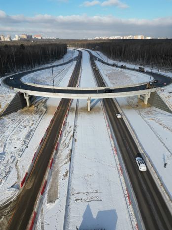 Первый участок Южно-Лыткаринской автомагистрали открыли в Ленинском округе
