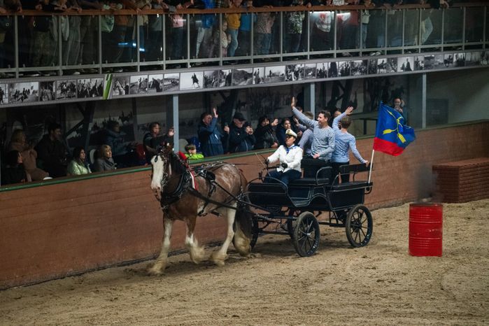 Конное представление «Наша весна! Наша Победа!» в парке «Патриот»