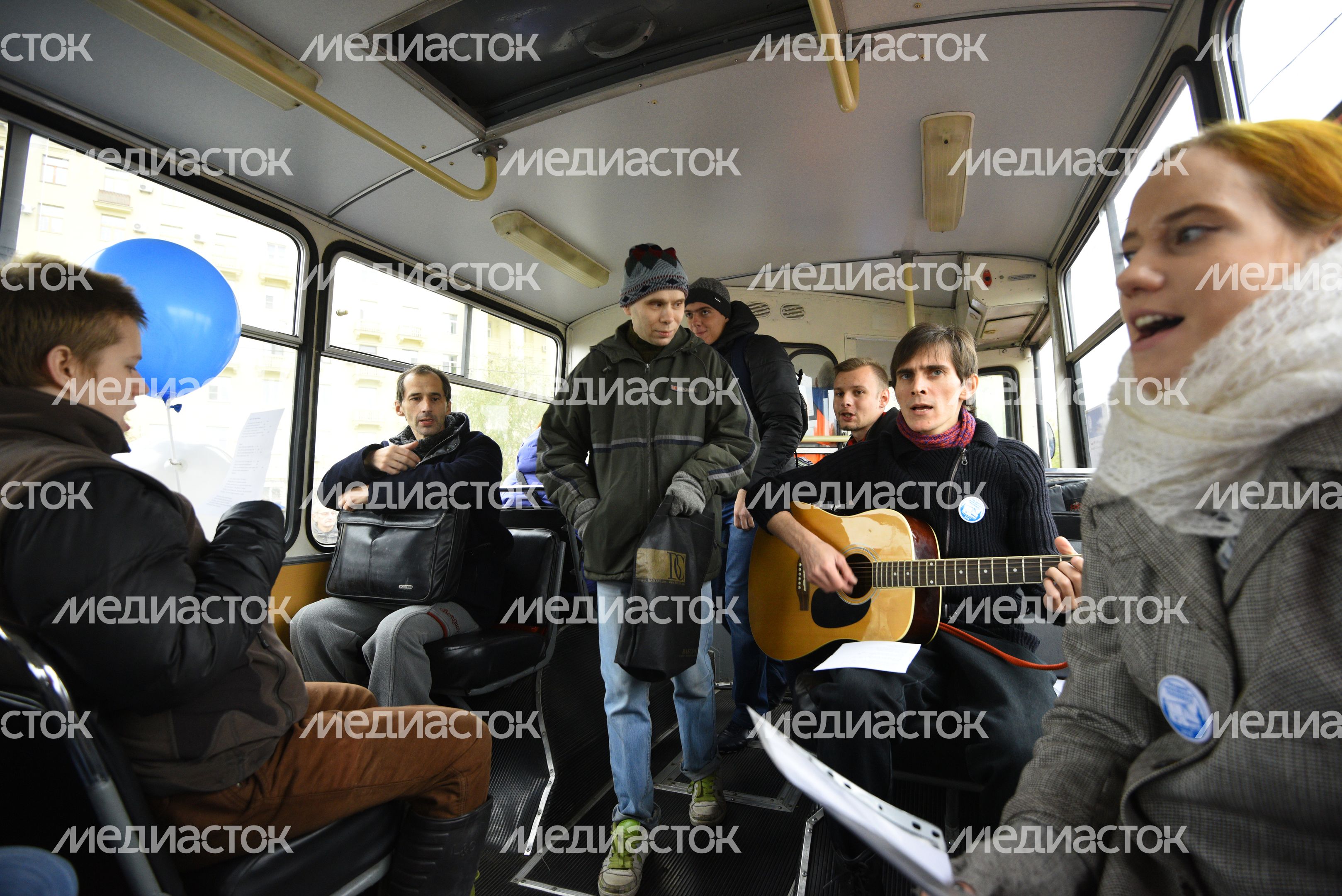 Праздник московского троллейбуса в Москве