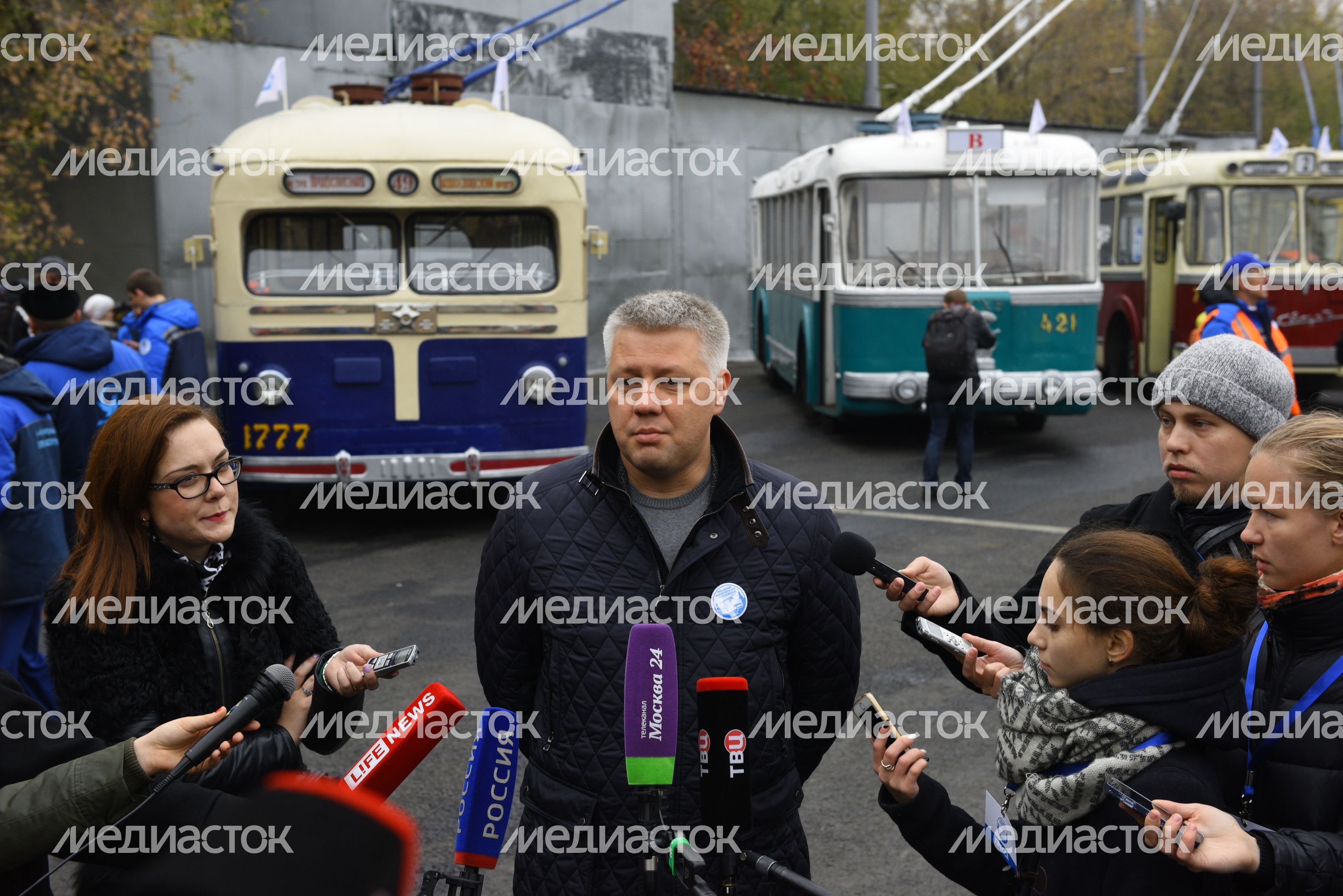 Праздник московского троллейбуса в Москве