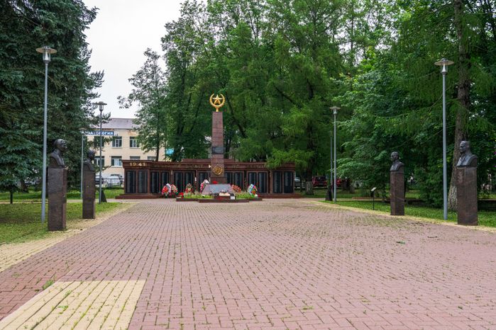 Площадь Партизан в Рузе