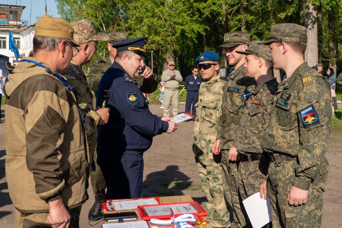 Военно-техническая игра "Арт-дуэль-2024" на аэродроме Волосово