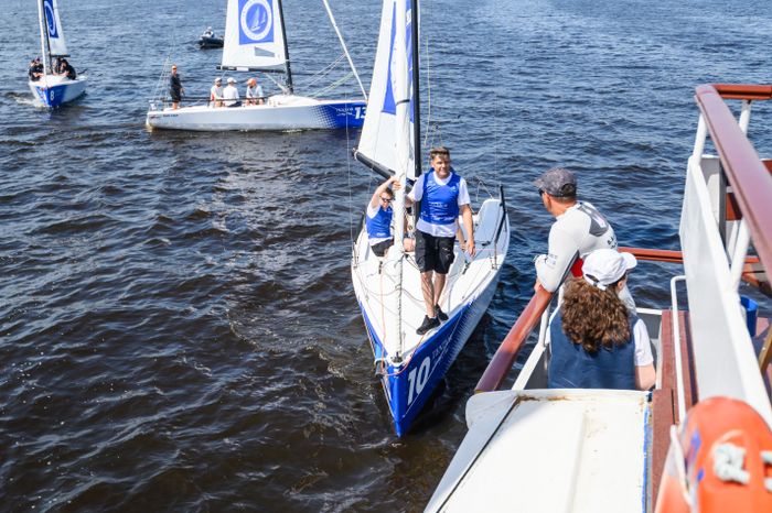Регата на Пестовском водохранилище в Мытищах
