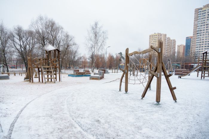 Реутов. Парк культуры и отдыха «Центральный парк». Зима