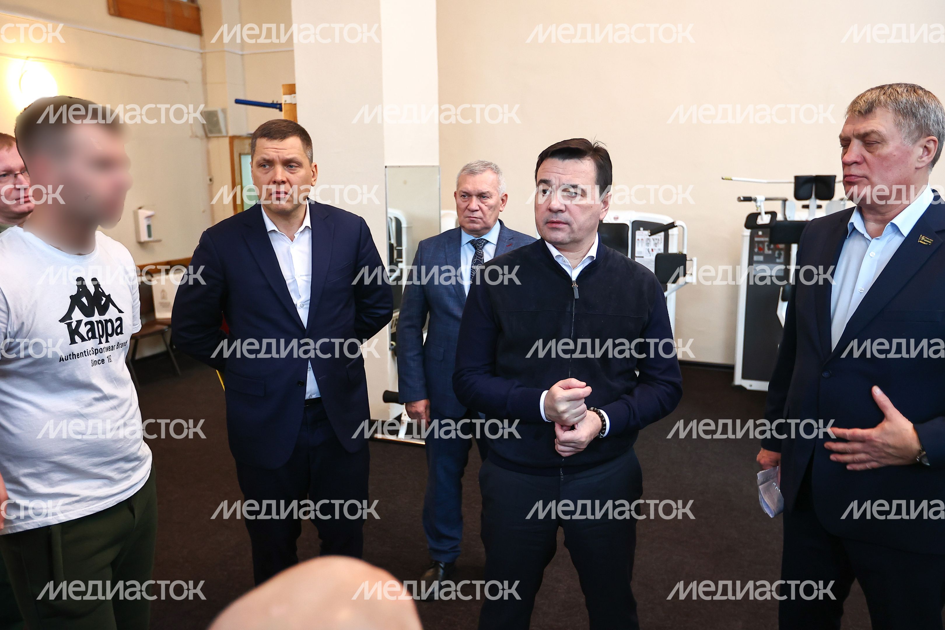 Встреча Губернатора Подмосковья с участниками СВО, проходящими реабилитацию в санатории «Горки»