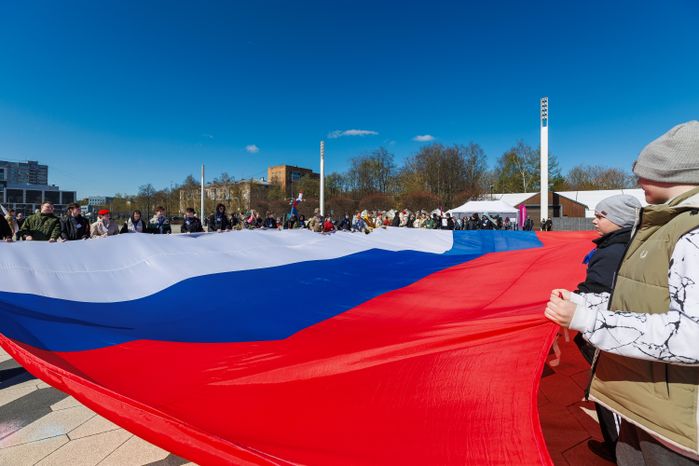Спортивно-патриотическая игра «Зарница. Наследники победителей» в парке Мира в Мытищах