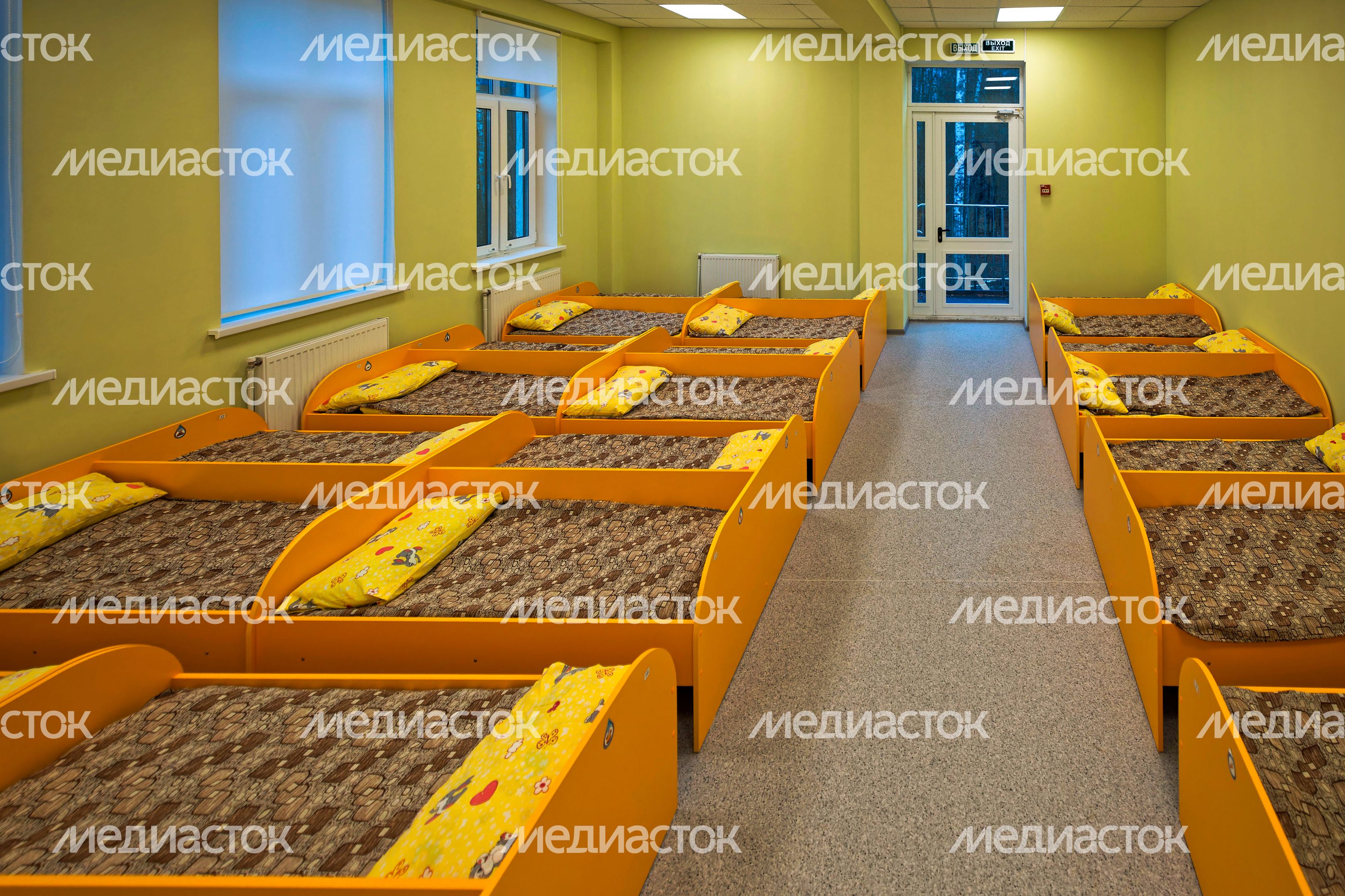 Новый детский сад образовательного комплекса «Бородино» в деревне Бережки округа Подольск
