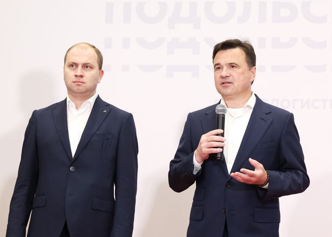 Андрей Воробьев принял участие в открытии распредцентра "Магнит" в Подольске