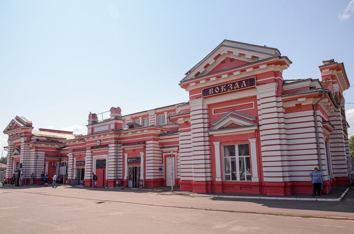 Летний железнодорожный вокзал в Дмитрове