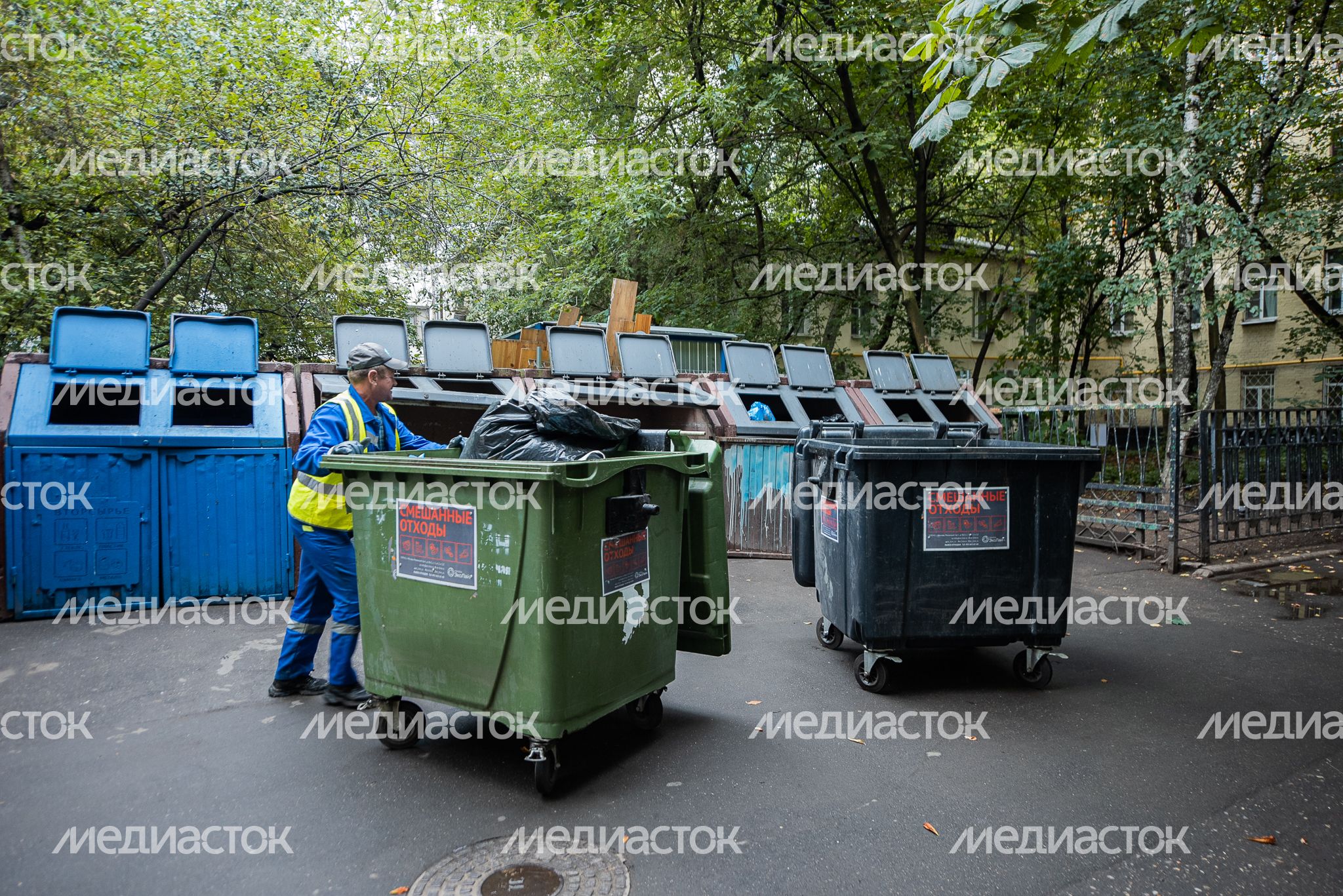 Вывоз вторсырья и смешанных отходов в Московской области