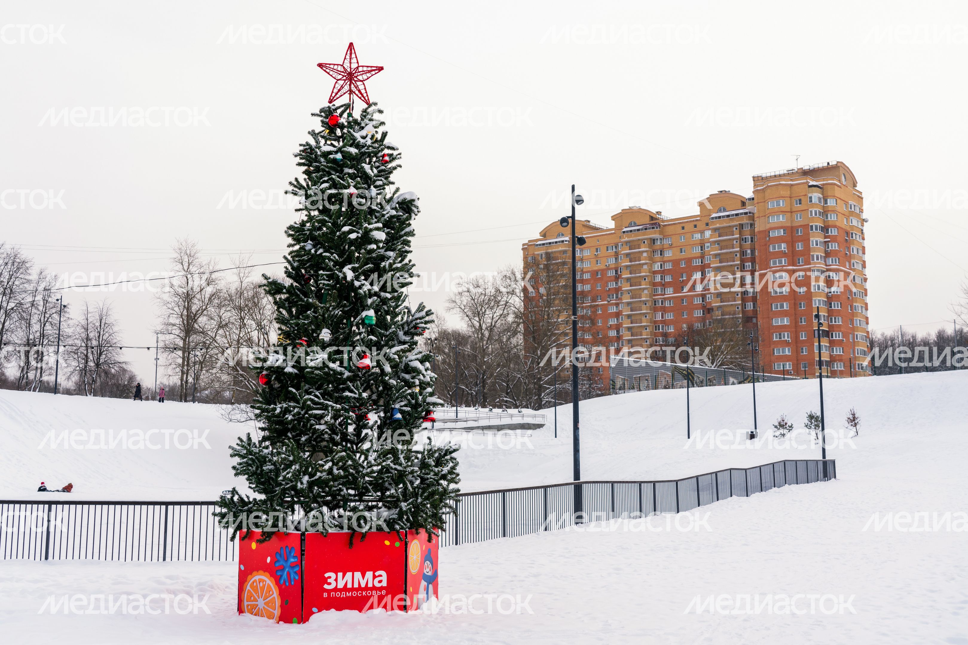 Набережная реки Теребенки в Чехове Набережная реки Теребенки в Чехове