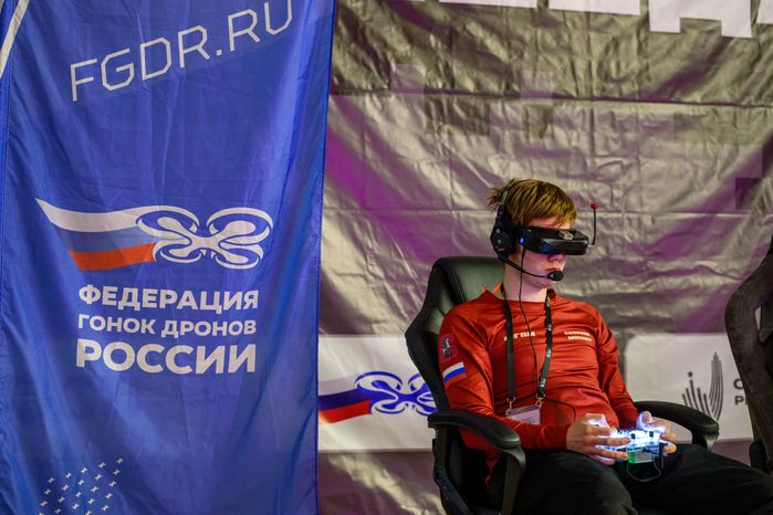 Гонки дронов на фестивале инновационных видов спорта в Раменском