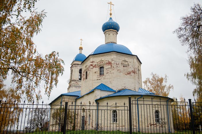 Осенние виды села Спас-Дощатый