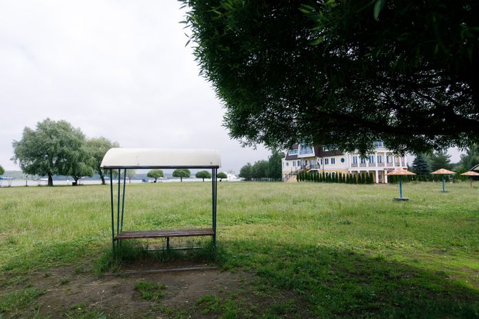 Пляж в селе Троицкое