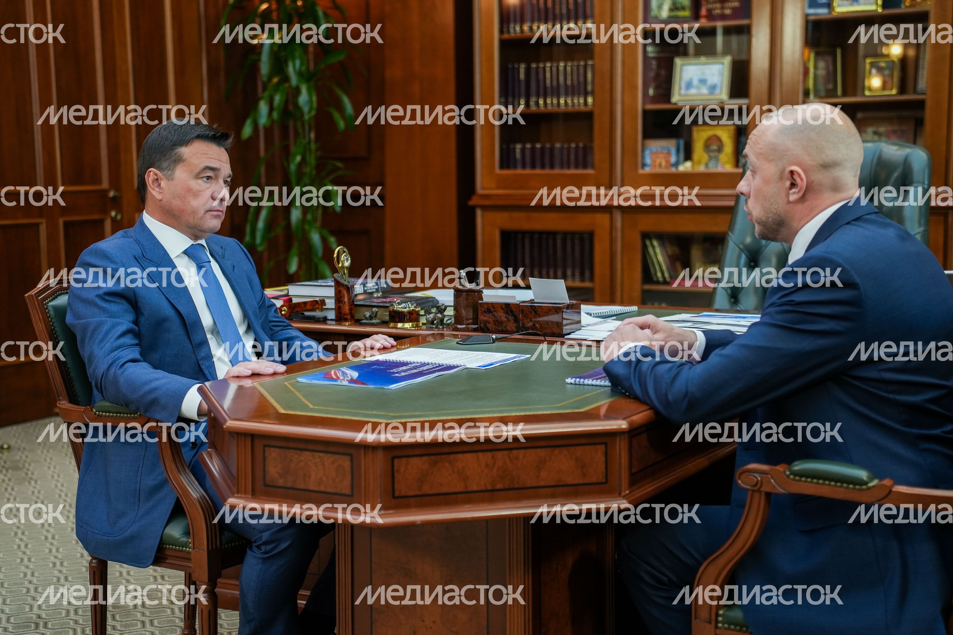 Встреча Губернатора Андрея Воробьева и Главы Солнечногорска Константина Михалькова