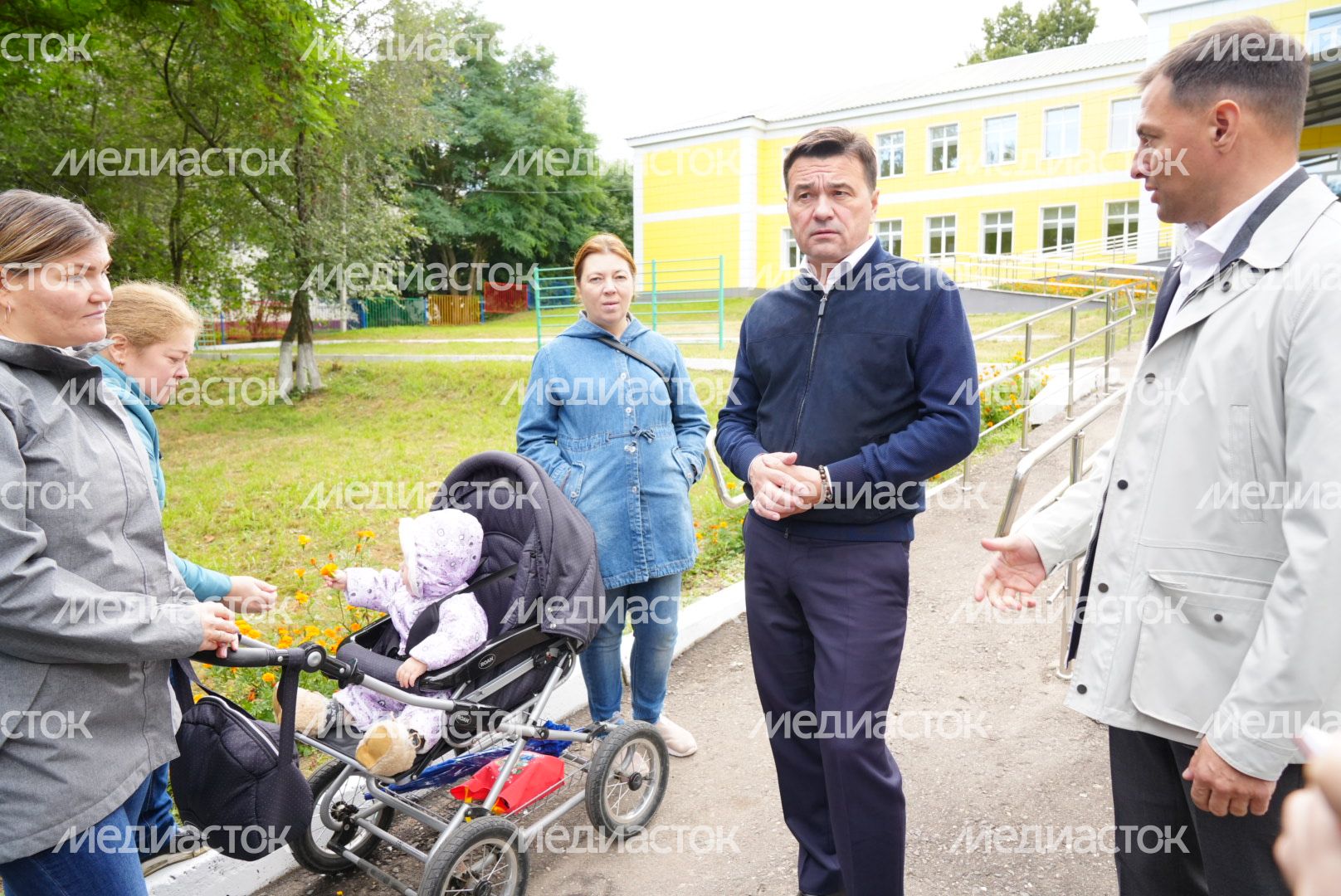 Проверка работы школы №3 в Кашире Губернатором Подмосковья
