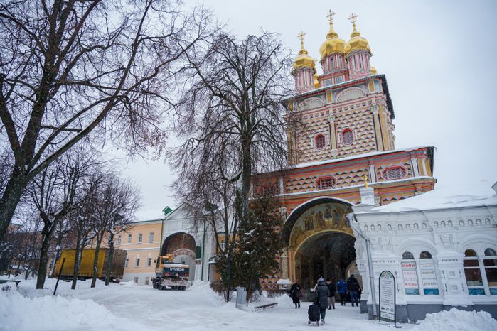 Сергиев Посад. Свято-Троицкая Сергиева лавра. Зима