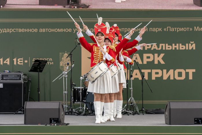 Концерт для участников проекта «Проведи один день с полицией Подмосковья» в Центральном парке «Патриот»