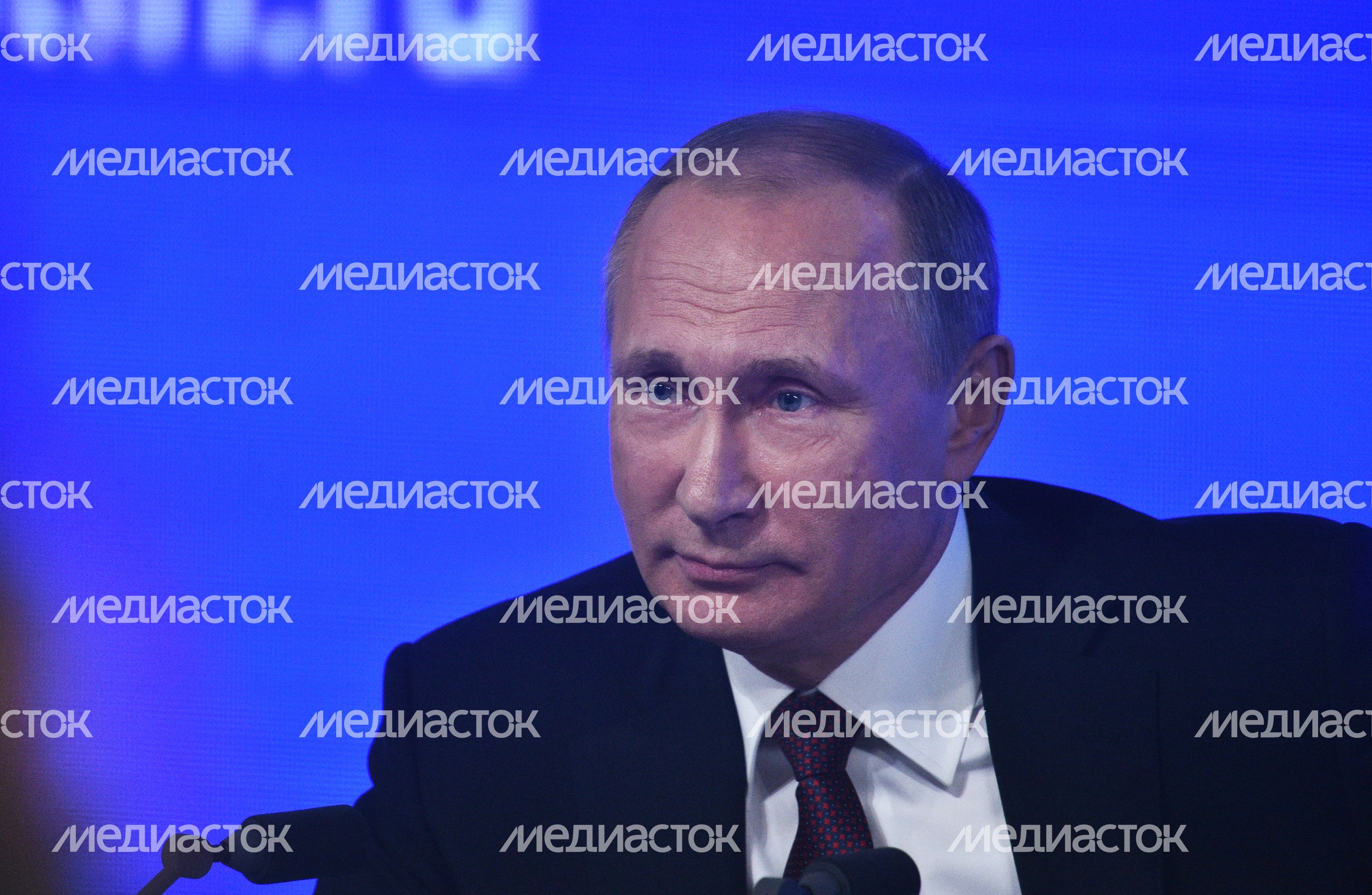 Пресс-конференция Владимира Путина