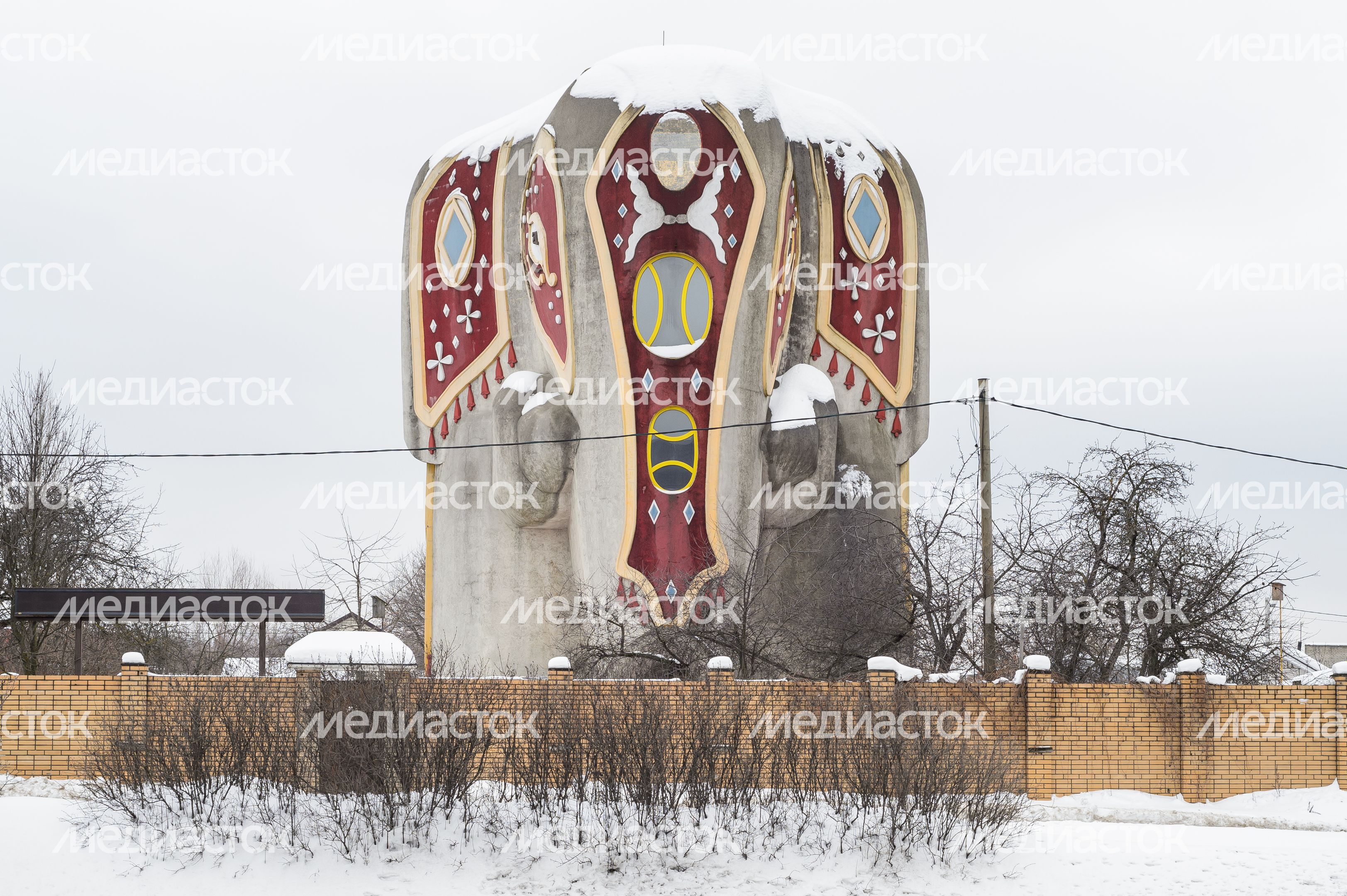 Дом-слон в подмосковных Островцах Дом-слон в подмосковных Островцах