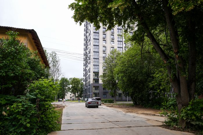 Новый дом для переселенцев из аварийного жилья в п. Южный г.о. Подольск