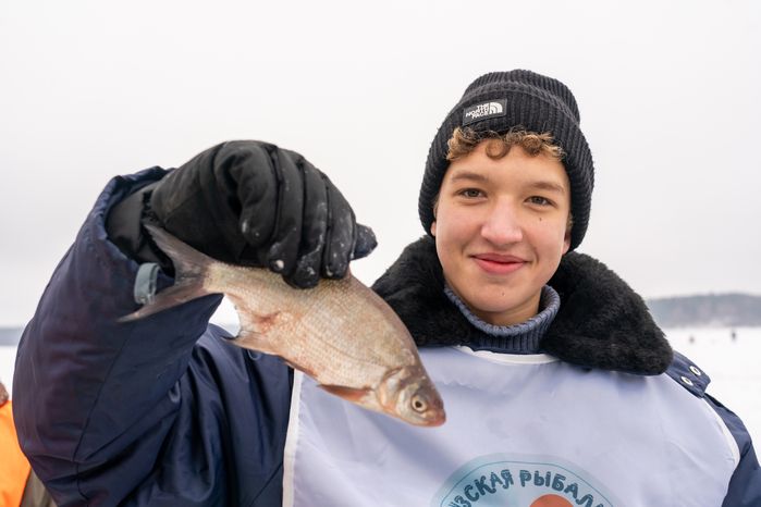 Зимняя рыбалка на Озернинском водохранилище в Рузском округе