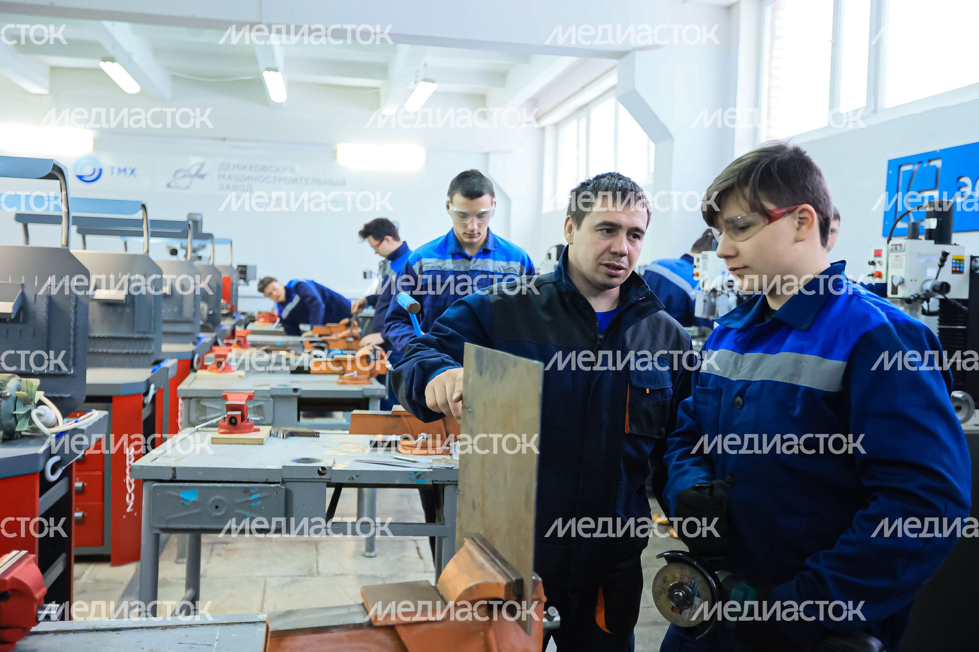 Посещение Губернатором Павлово-Посадского Техникума