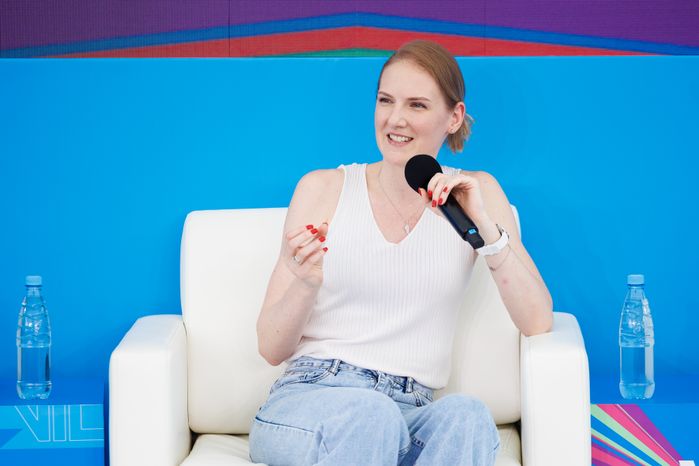 Синхронистка Светлана Ромашина на VK Fest -2024 в московских "Лужниках"