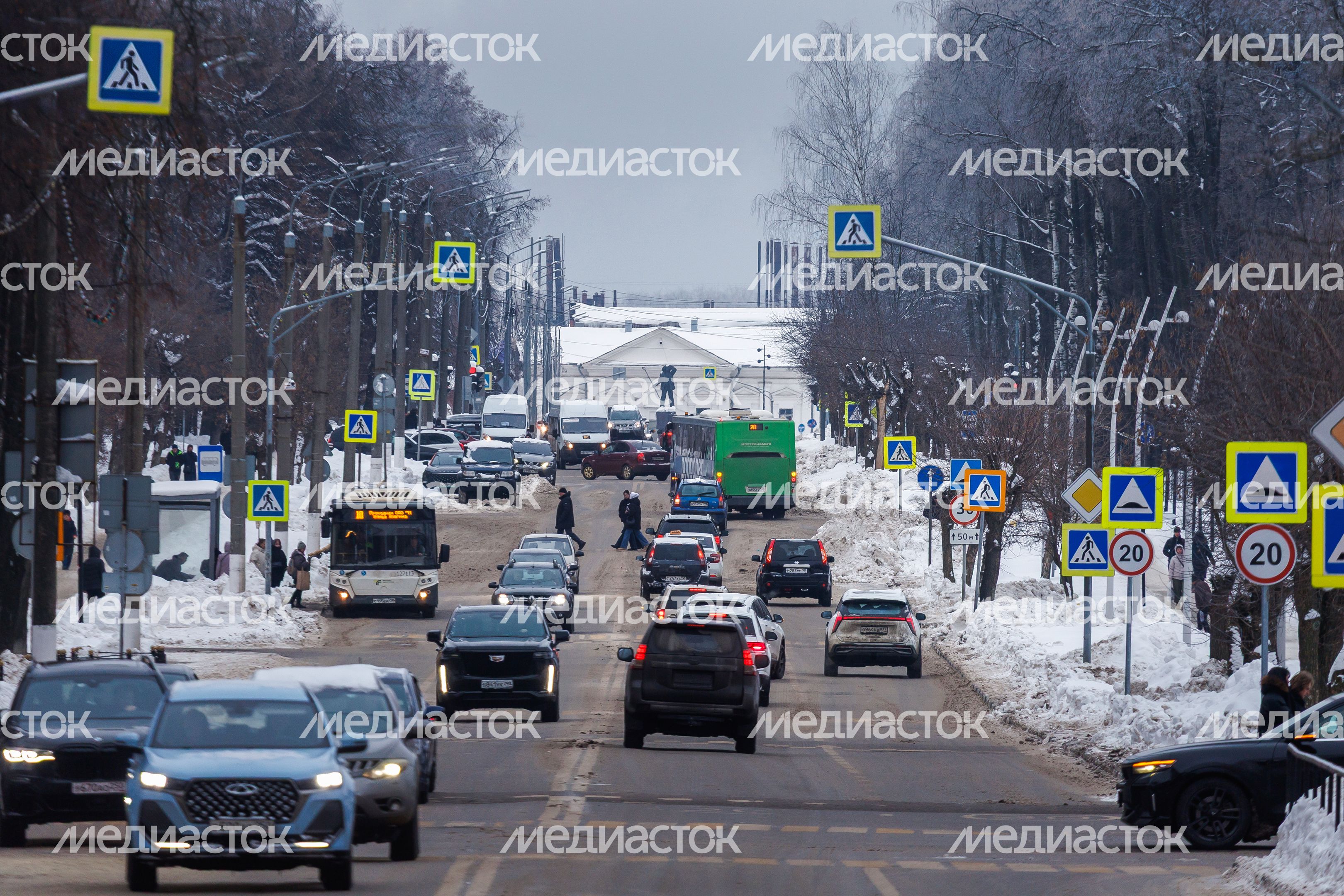 Электросталь. Зимние виды города