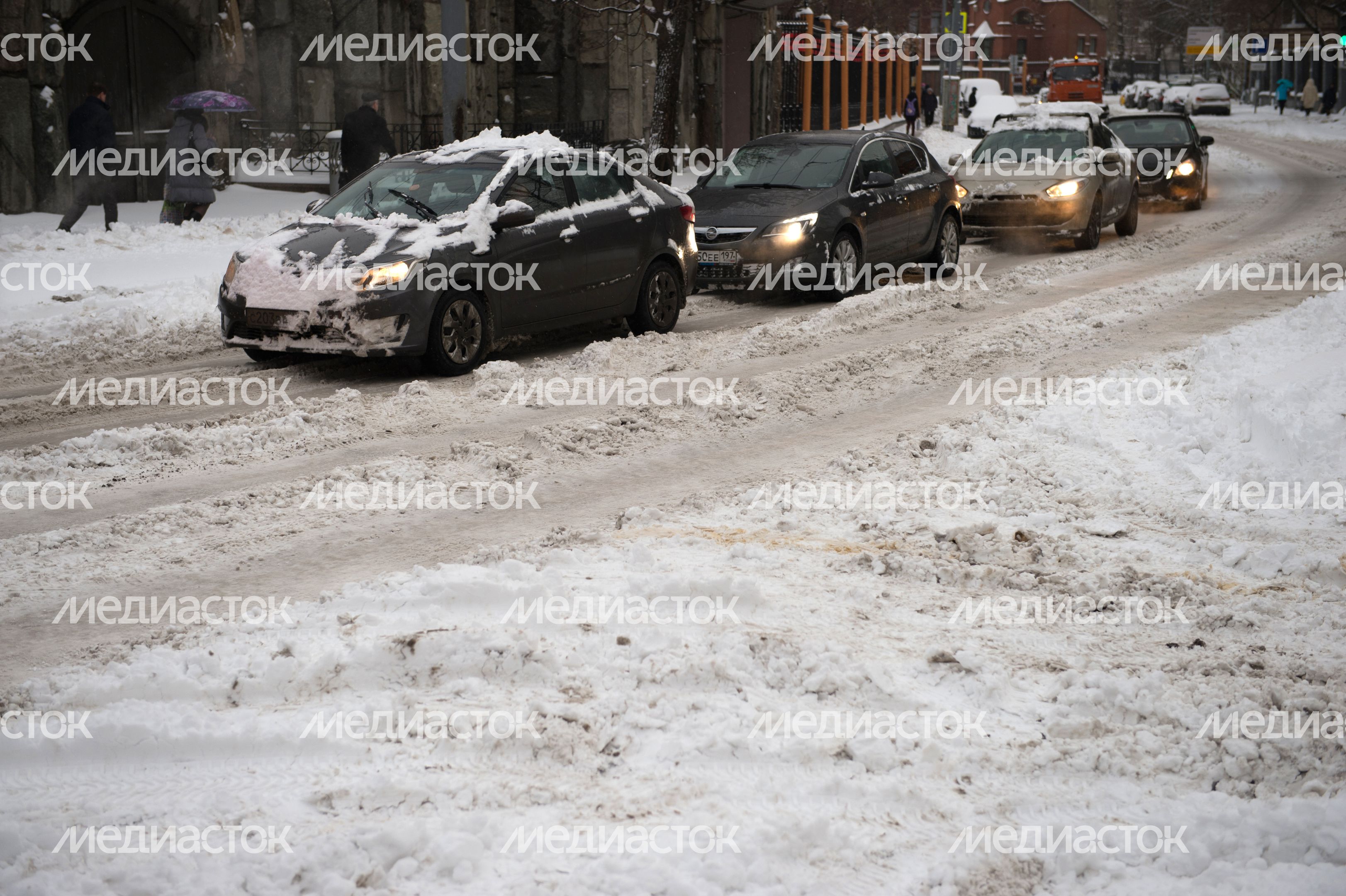 Снегопад в Москве