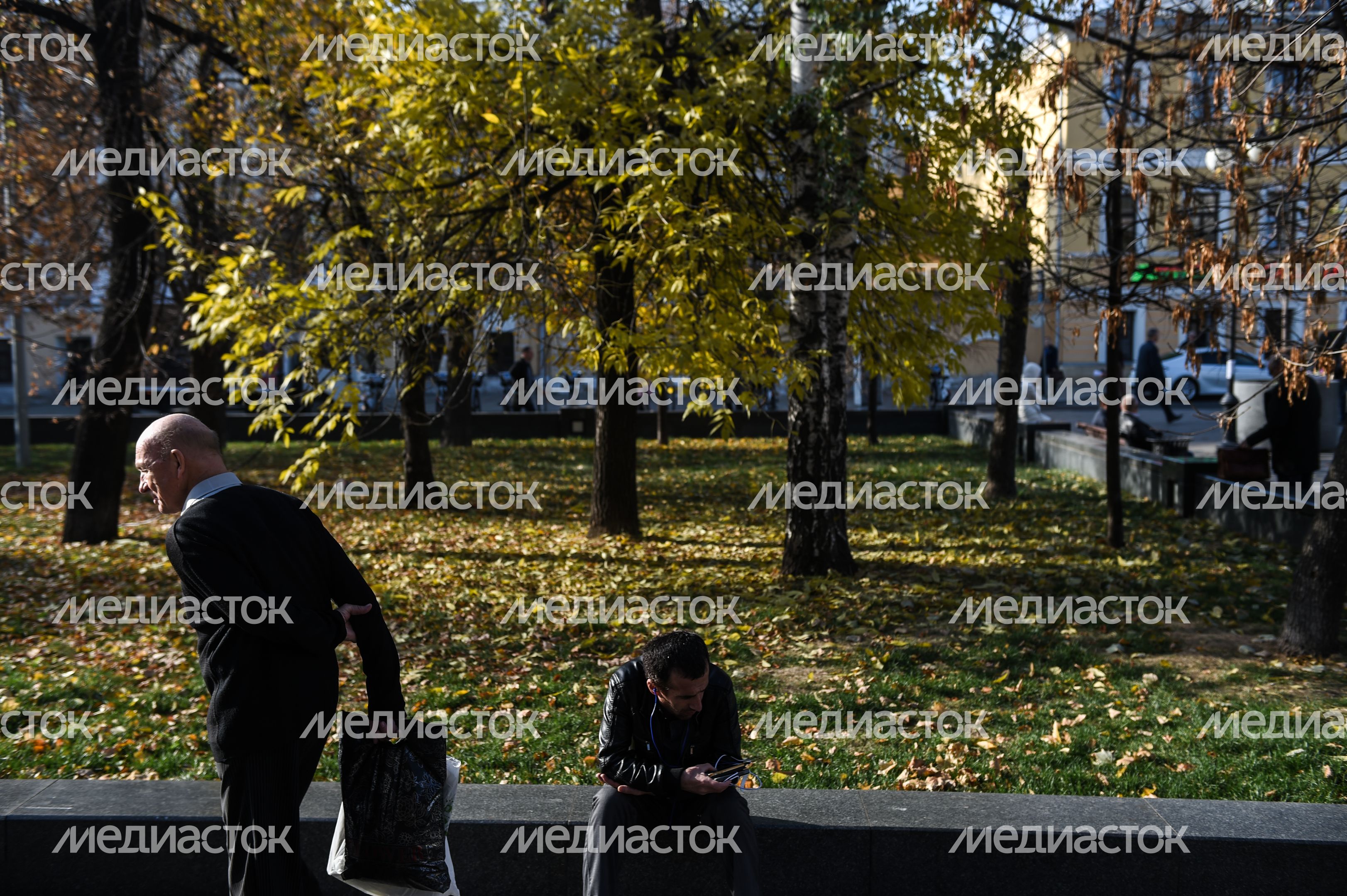 Пенсионеры в Москве