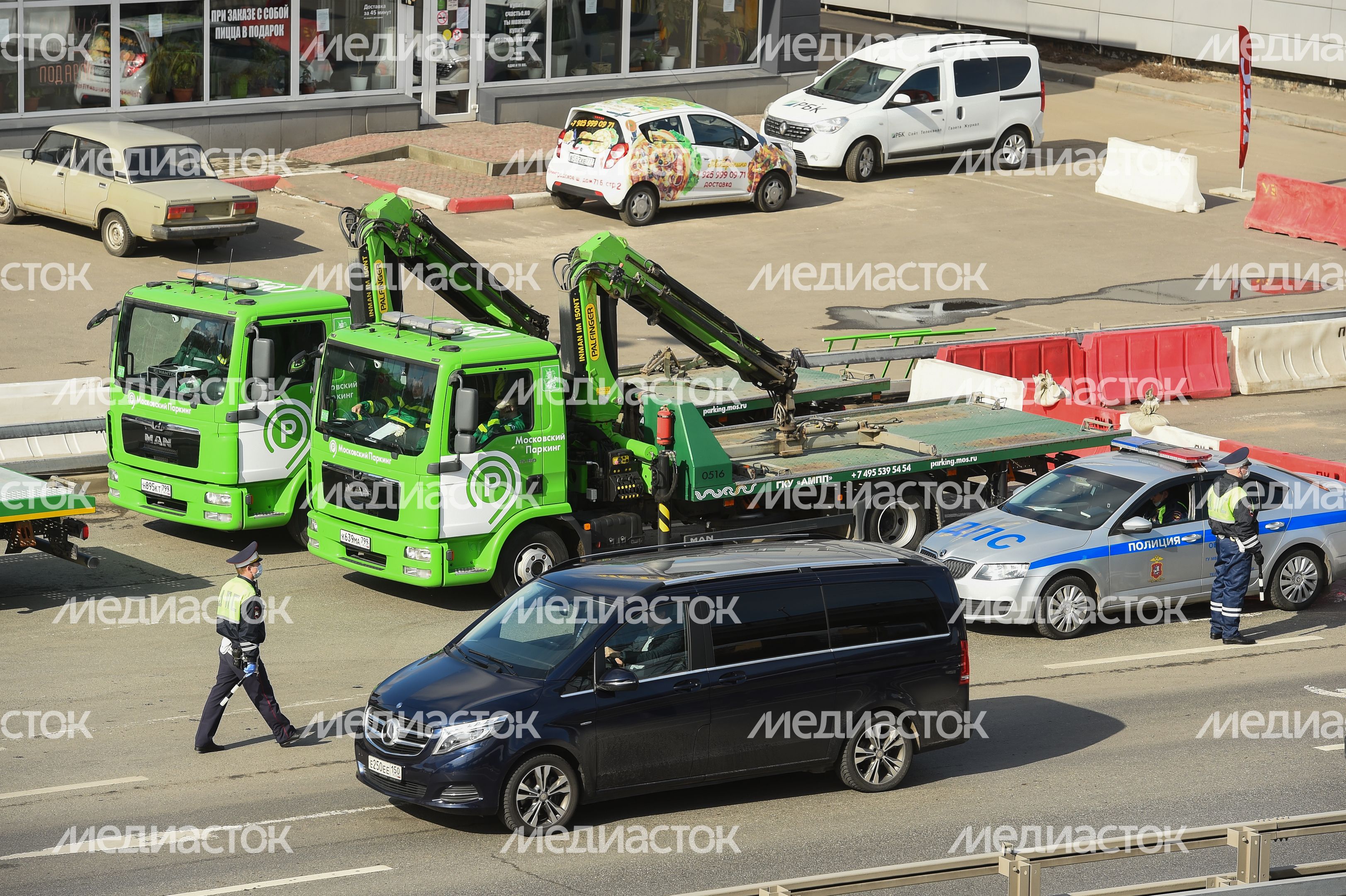 Проверка пропусков на въезде в Москву в период самоизоляции
